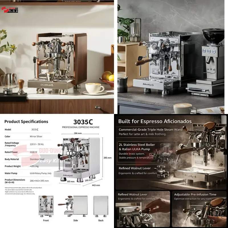 【CHIMU HOME】業務用スマートエスプレッソコーヒーマ - Coffee Equipment For Espresso Machine のレビューと価格